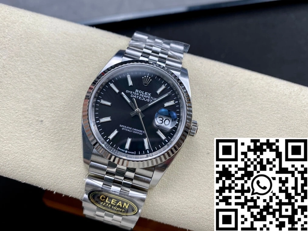 Datejust Factory 36MM M126234-0015 Dial Rolex Black Clean 0918